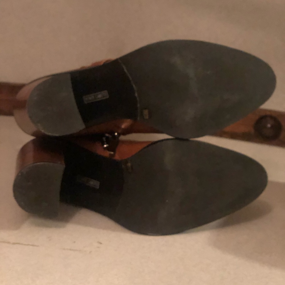 Vince camuto tan booties block heel - Picture 2 of 3